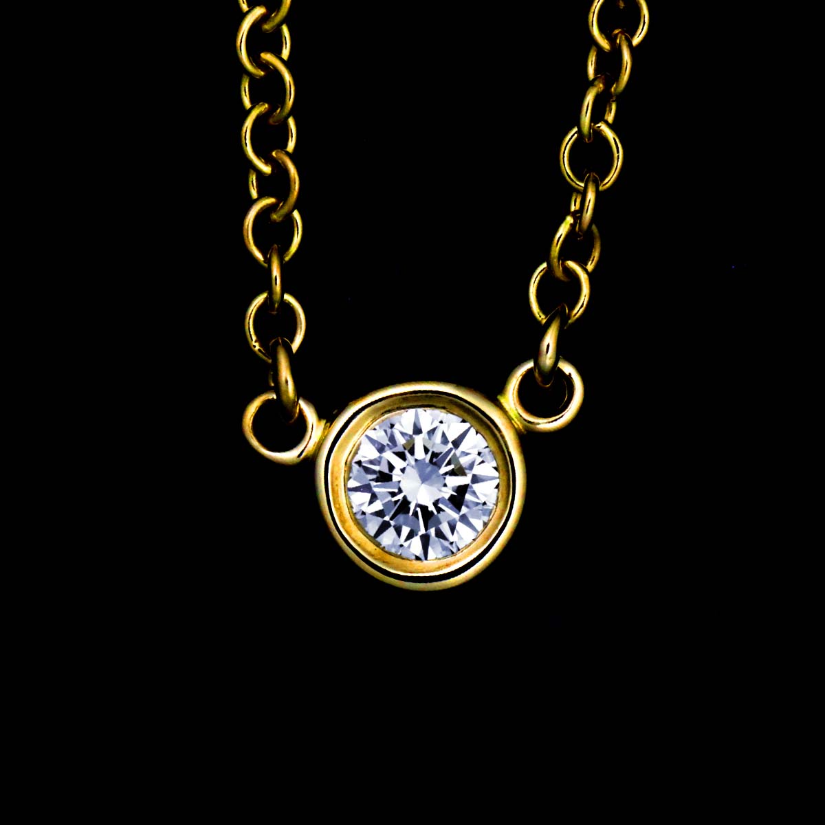 By The Yard Diamond Necklace 18K YG 750