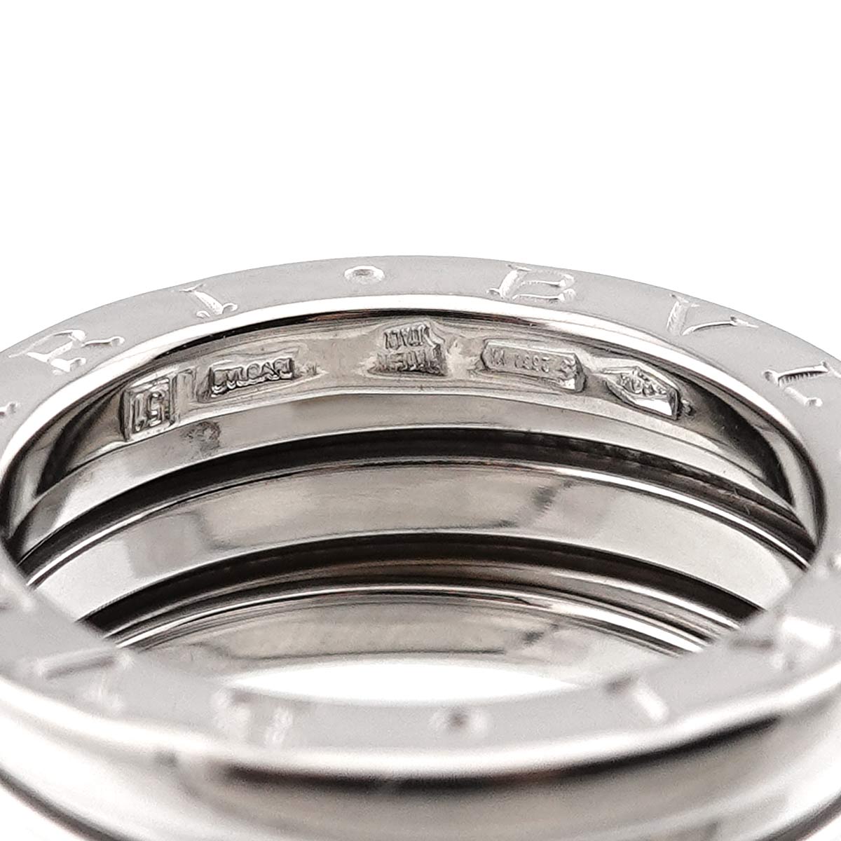 B-ZERO1 3 BAND Ring 18K White Gold 750 Size51 5.25(US)