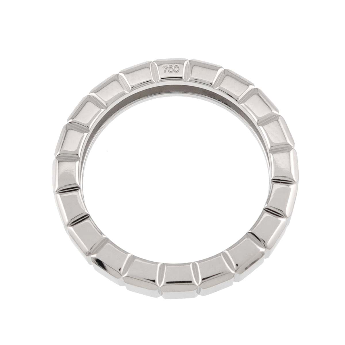 Ice Cube Ring 18K WG 750 Size7.25(US)