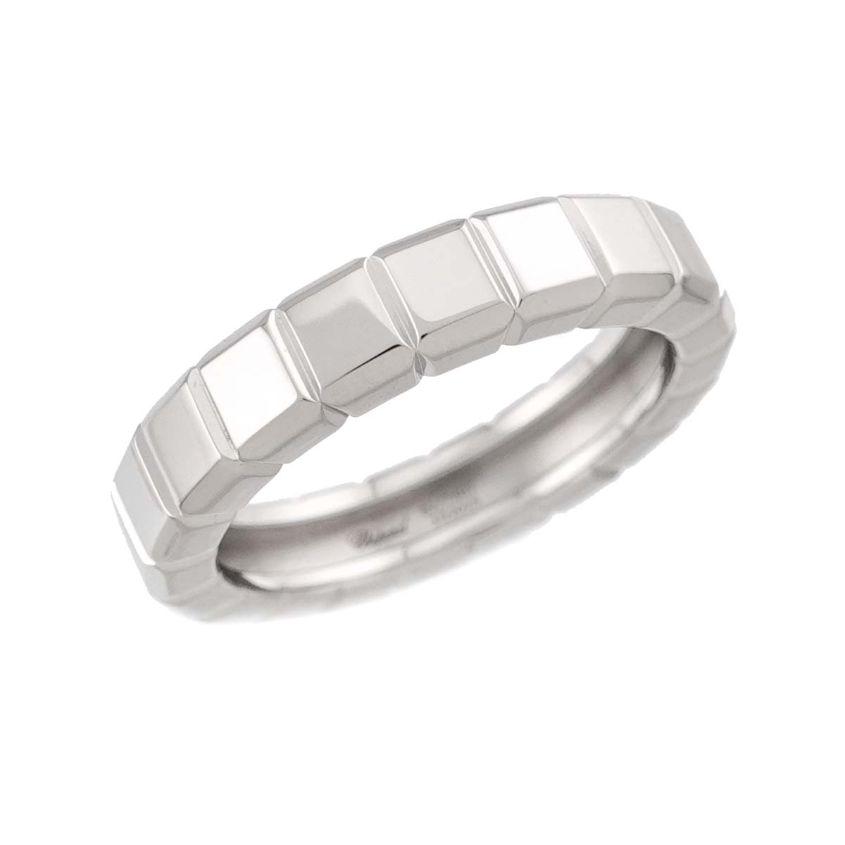 Ice Cube Ring 18K WG 750 Size7.25(US)