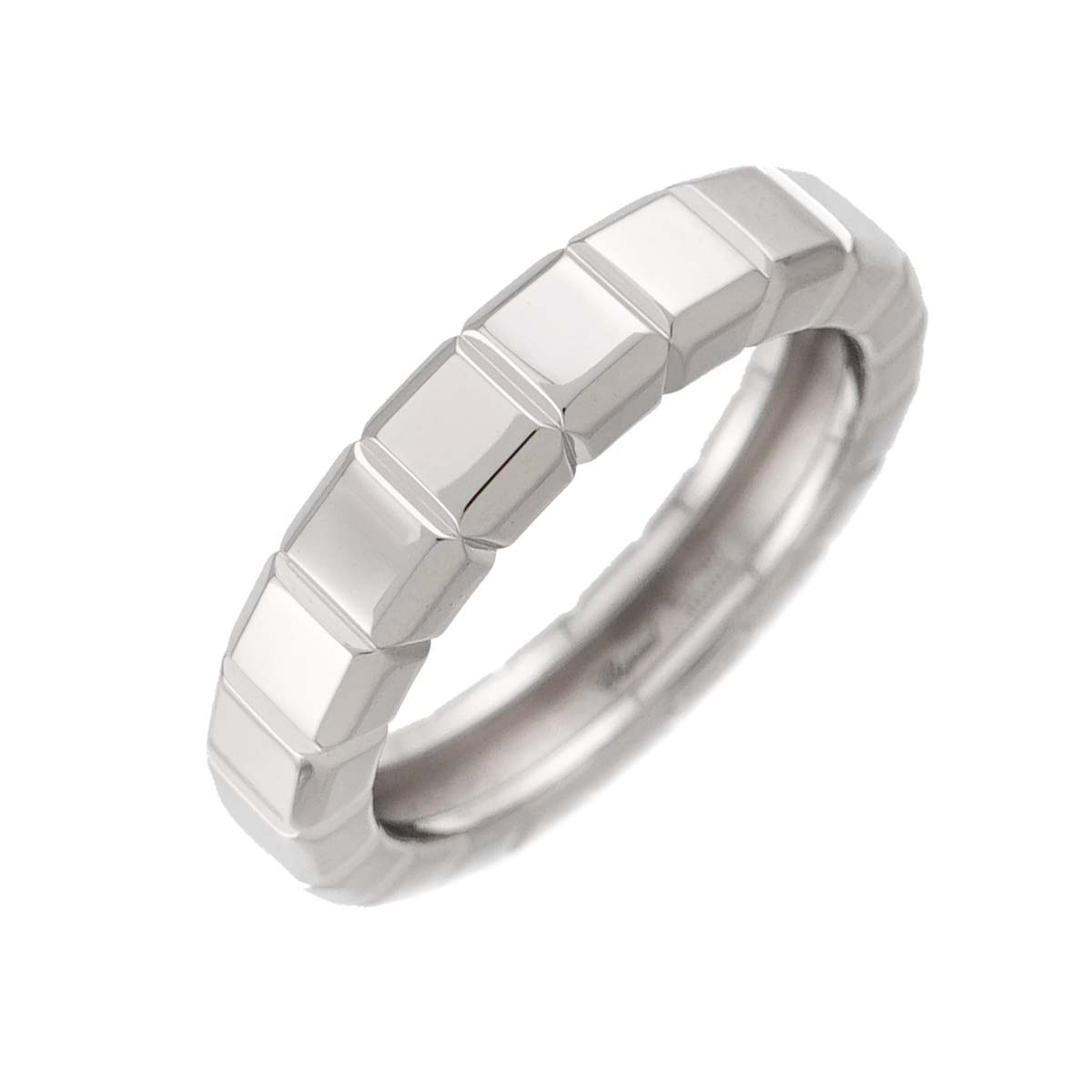 Ice Cube Ring 18K WG 750 Size7.25(US)