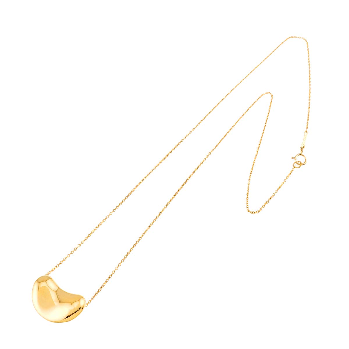 Bean Necklace 18K Yellow Gold 750