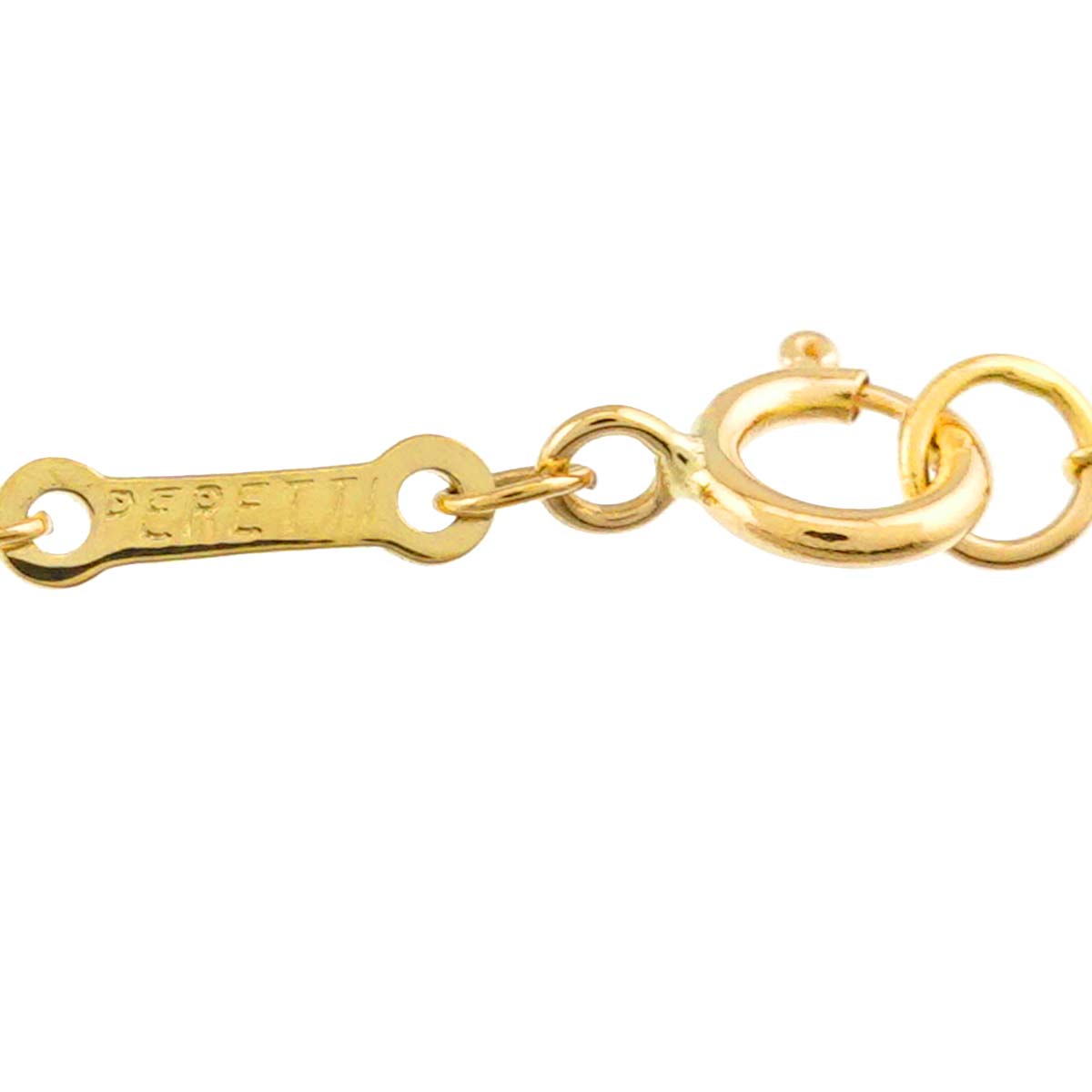 Bean Necklace 18K Yellow Gold 750