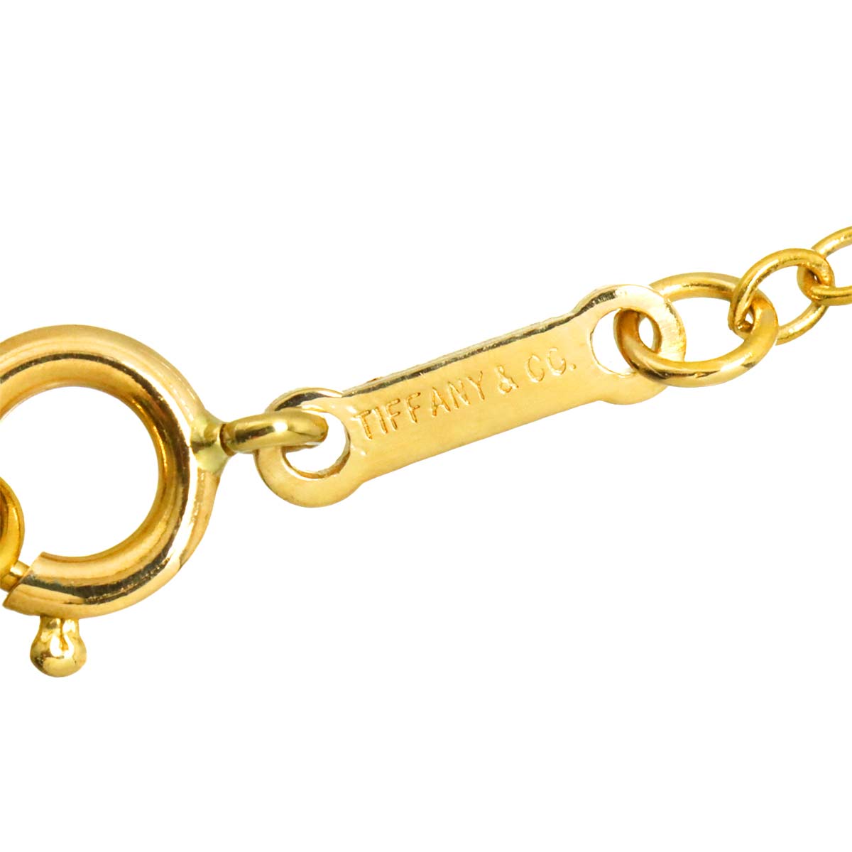 Long Necklace 18K YG Yellow Gold 750