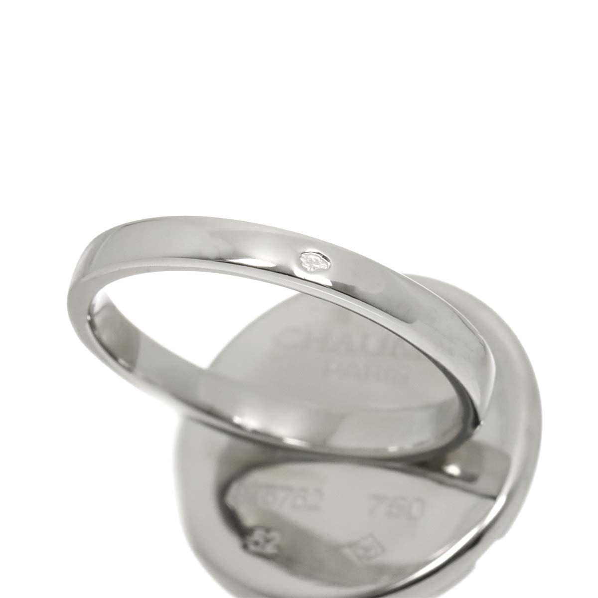 Class One Cruise Moonstone Diamond Ring 18K WG 750 Size52 6(US)