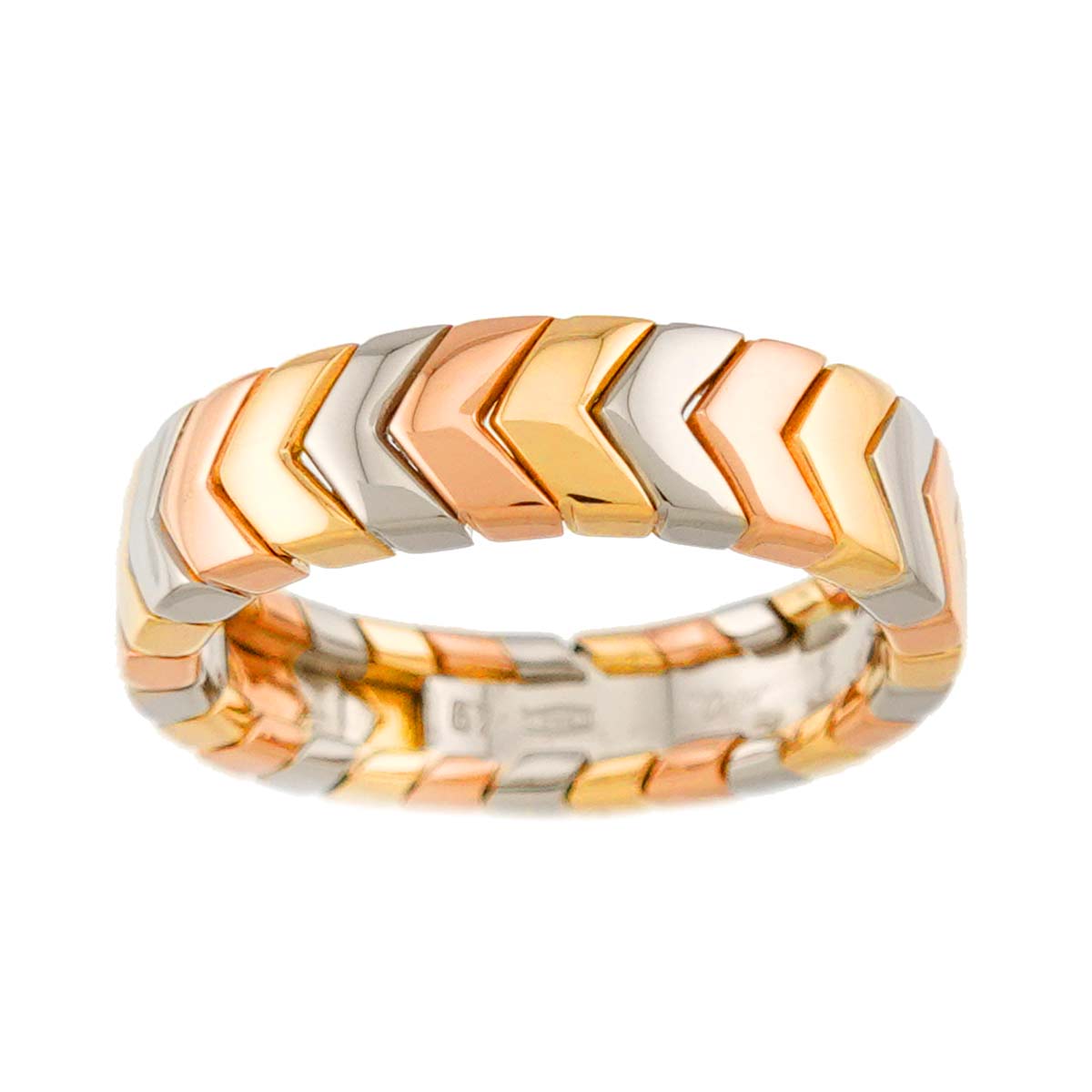 Ring 18K YG WG PG 750 Size49 4.5-4.75(US)