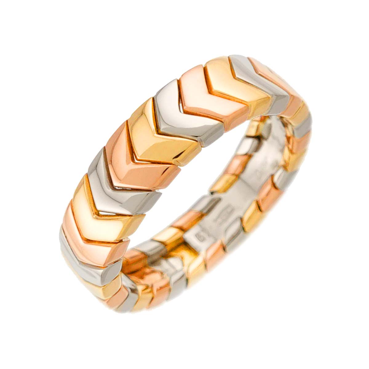 Ring 18K YG WG PG 750 Size49 4.5-4.75(US)