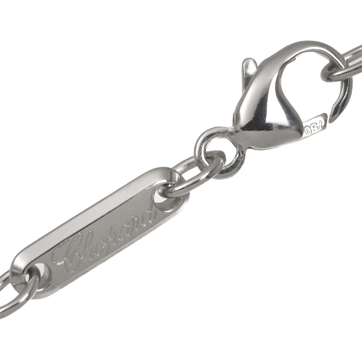 Happy Spirit Diamond Necklace 18K White Gold 750