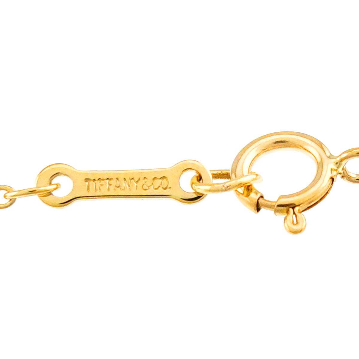 Open Heart Necklace 18K Yellow Gold 750