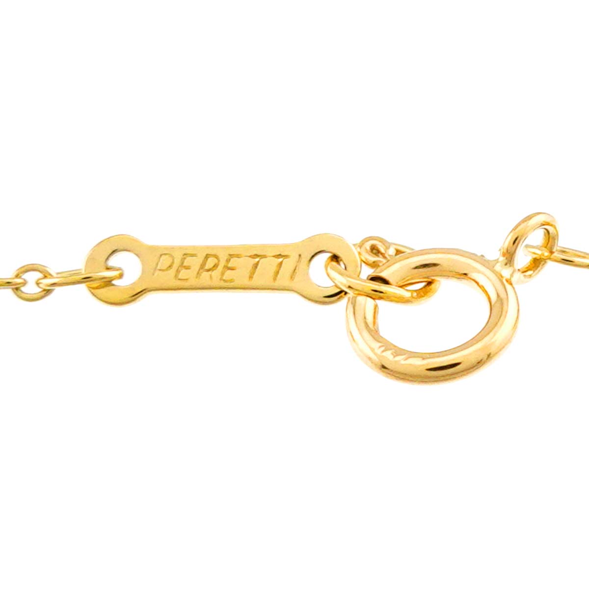 Open Heart Necklace 18K Yellow Gold 750