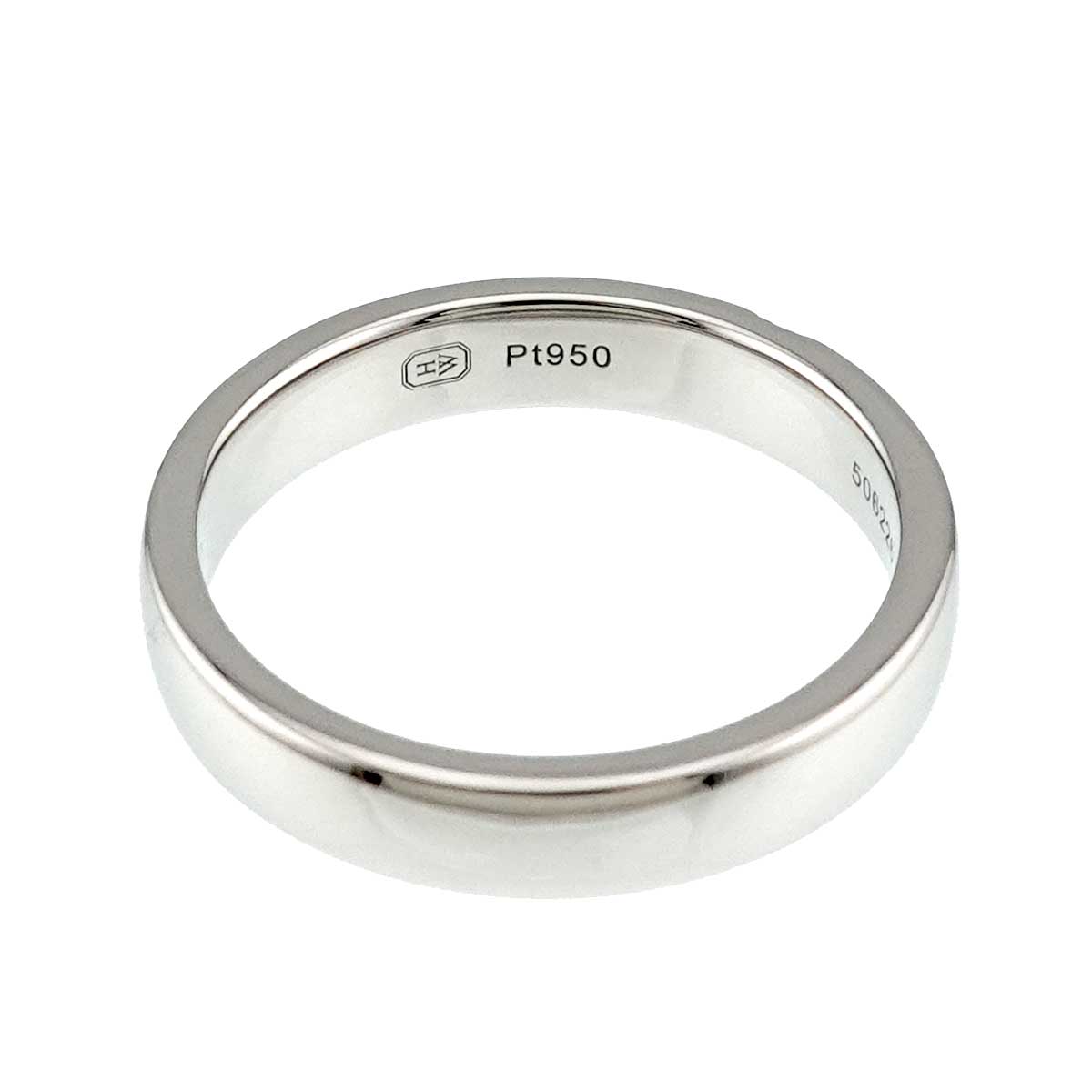 Three stone Diamond Ring Pt Platinum size8.25(US)