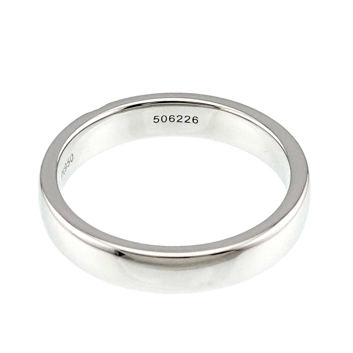 Three stone Diamond Ring Pt Platinum size8.25(US)