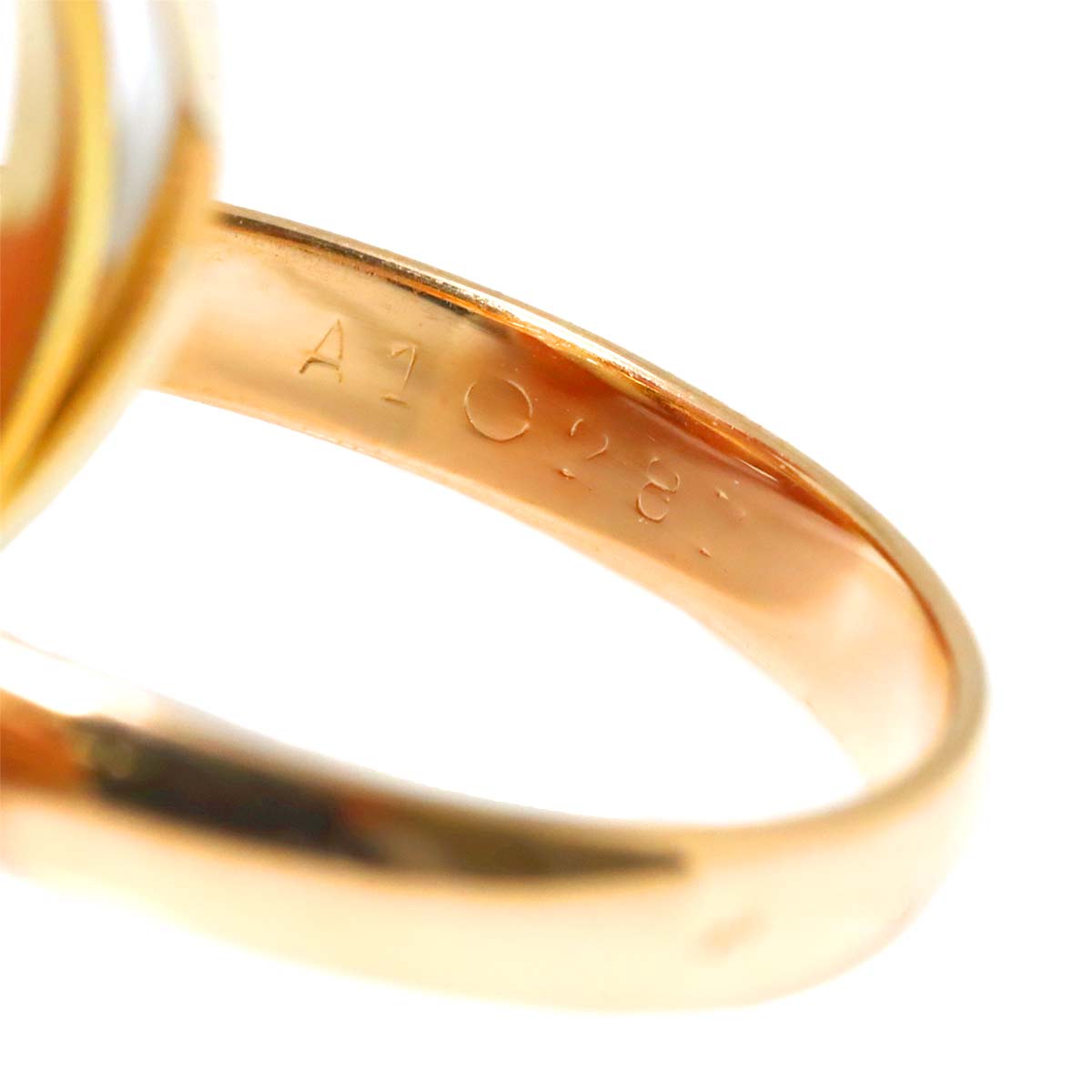 Trinity SM Ring 18K YG WG PG 750 Size49 4.75-5(US)