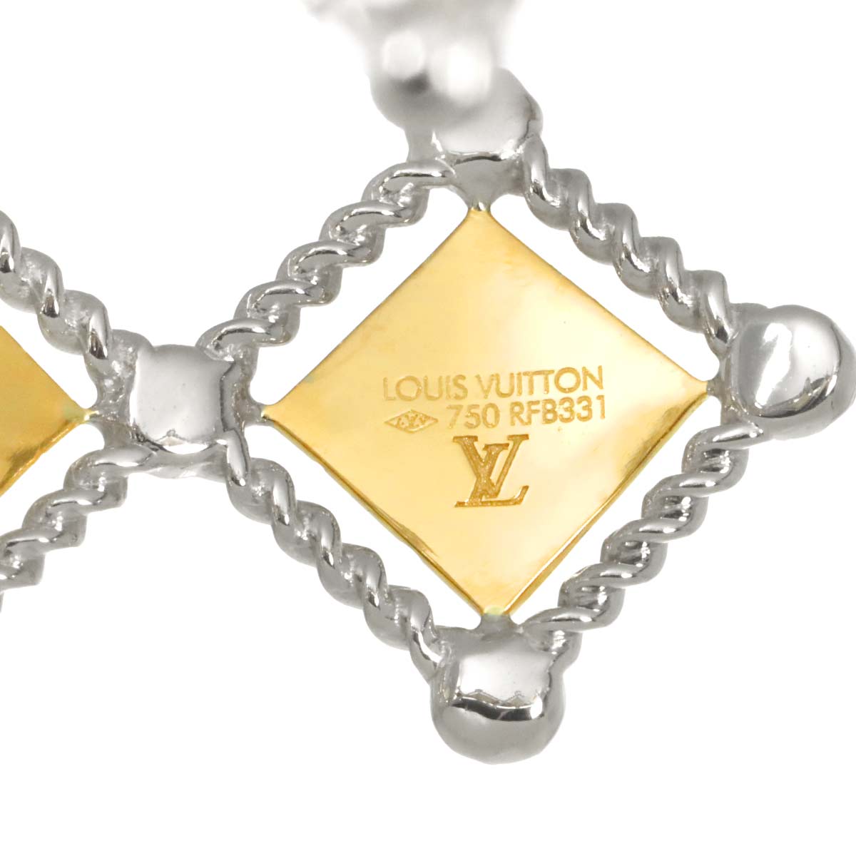 Gracious Graphic Bracelet 18K WG YG 750