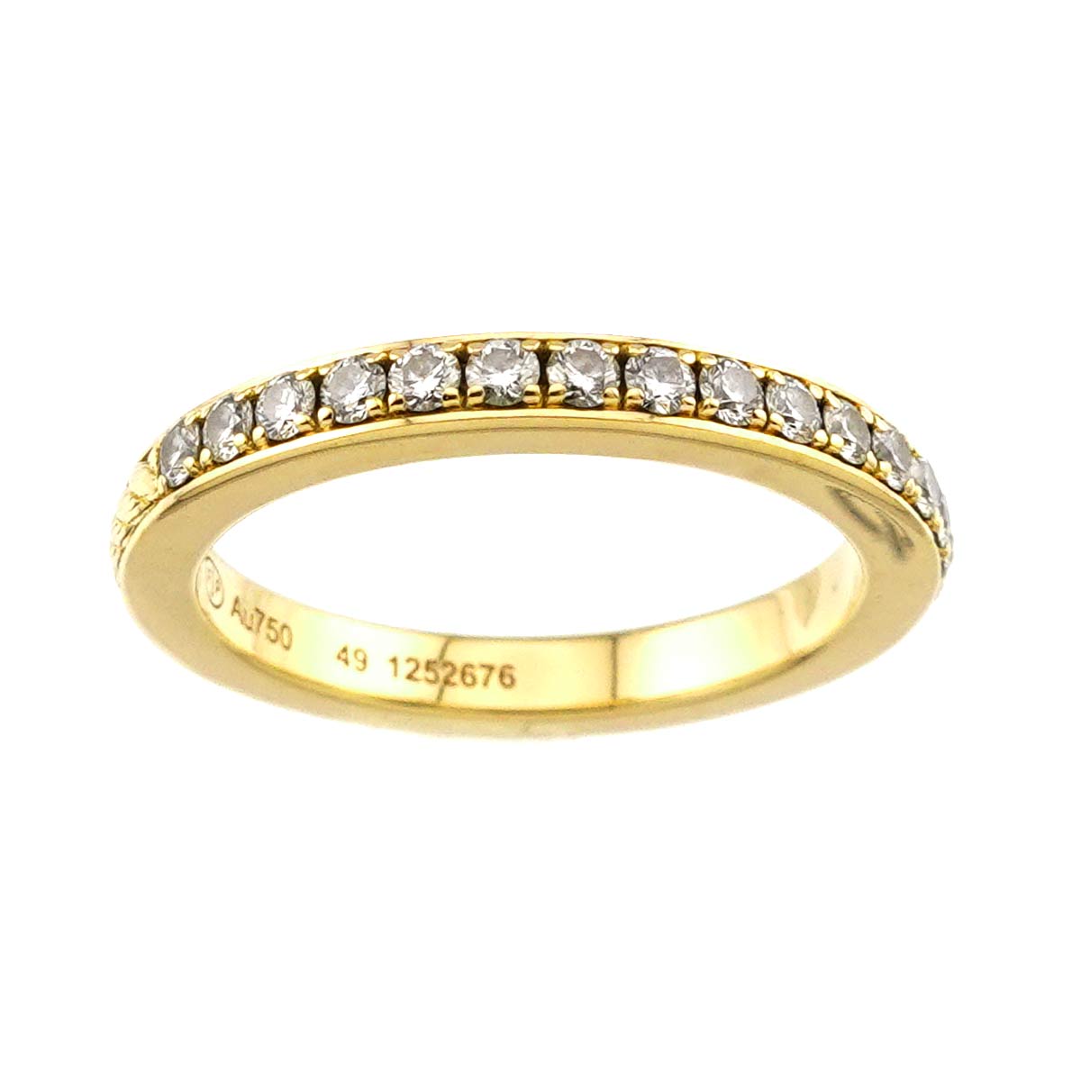 Force 10 DUO Diamond Ring 18K YG 750 size49 4.75-5(US)