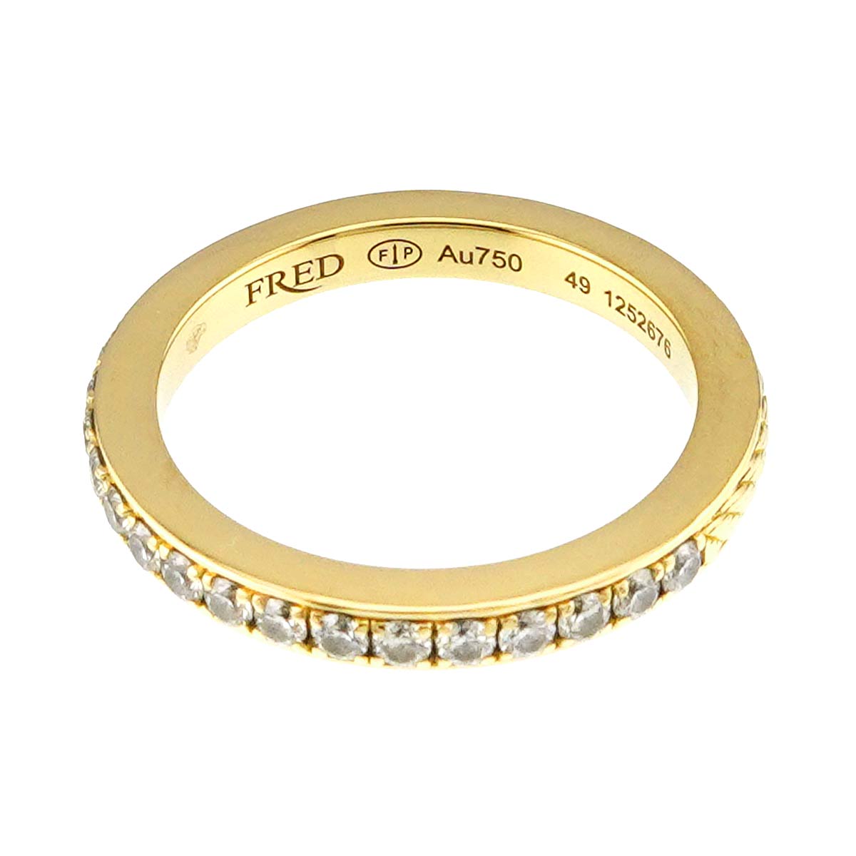Force 10 DUO Diamond Ring 18K YG 750 size49 4.75-5(US)