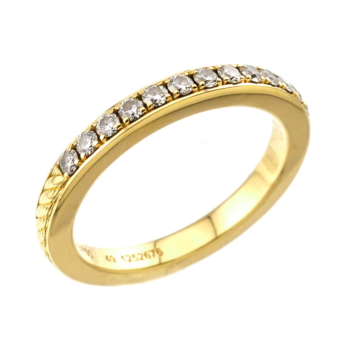Force 10 DUO Diamond Ring 18K YG 750 size49 4.75-5(US)