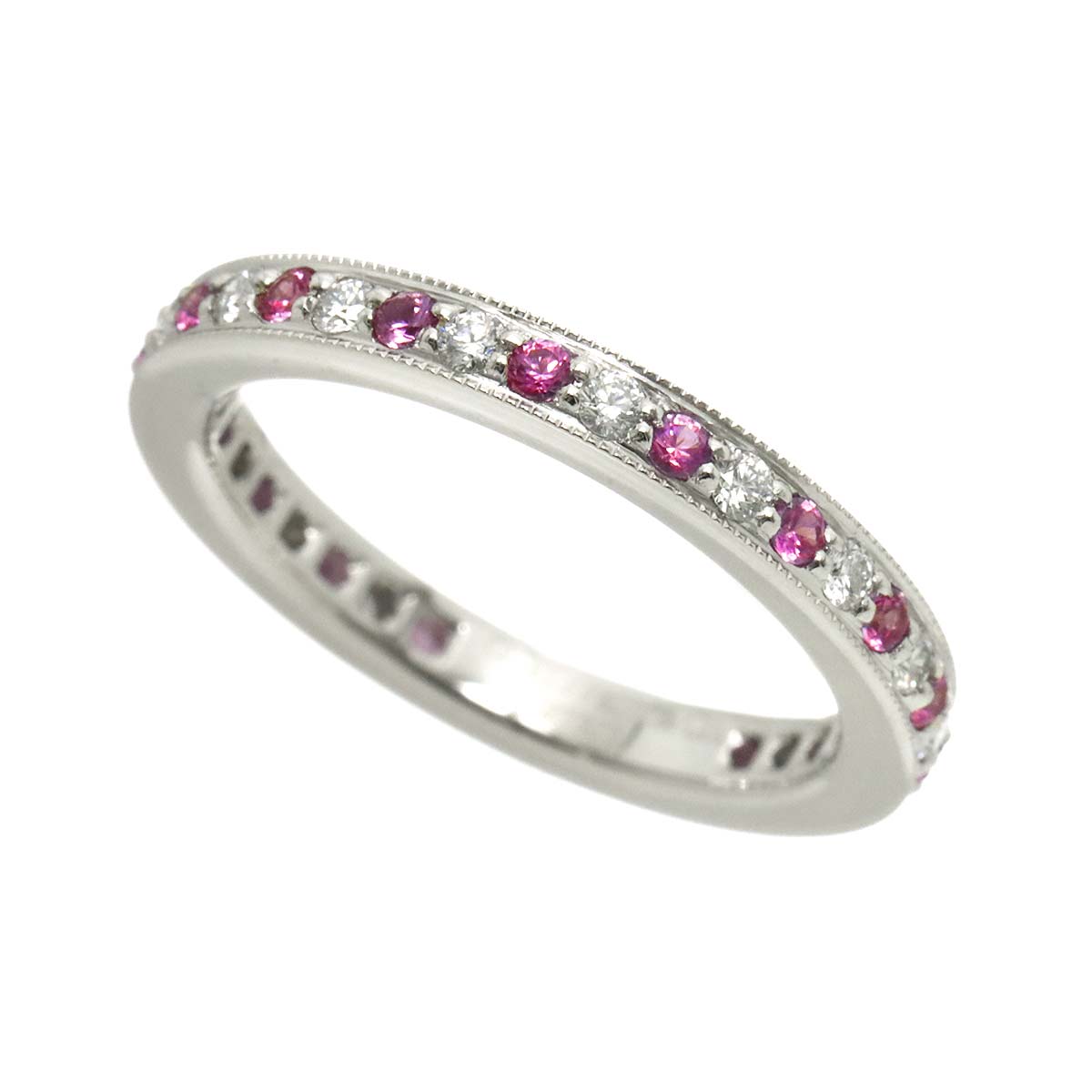 Legacy Sapphire Diamond Ring Platinum Size4.5(US)