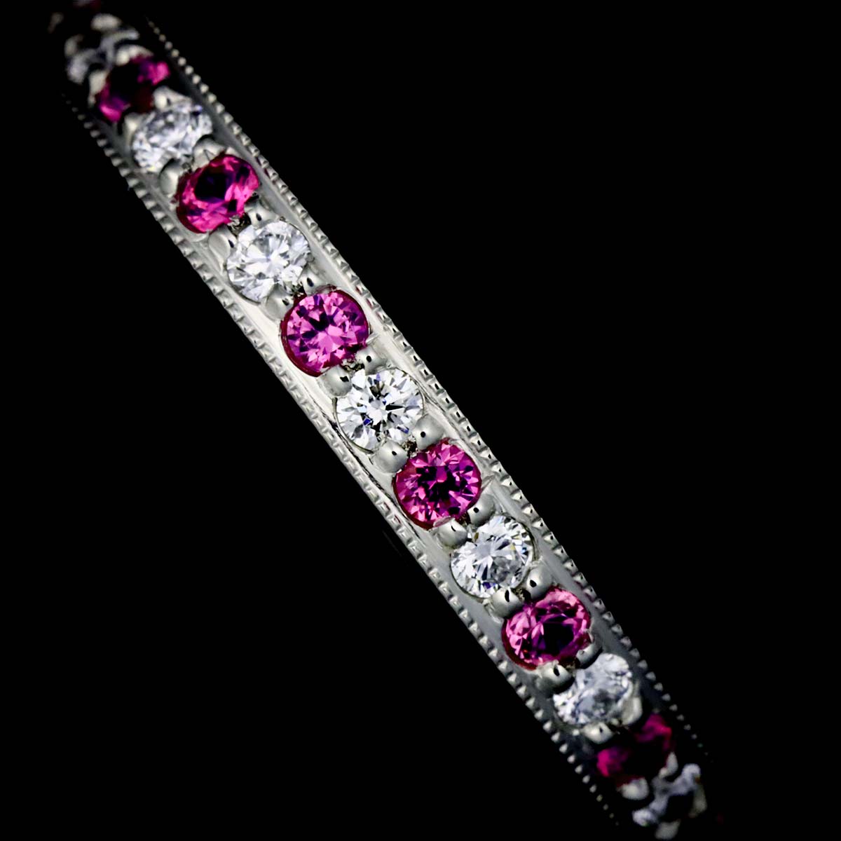 Legacy Sapphire Diamond Ring Platinum Size4.5(US)