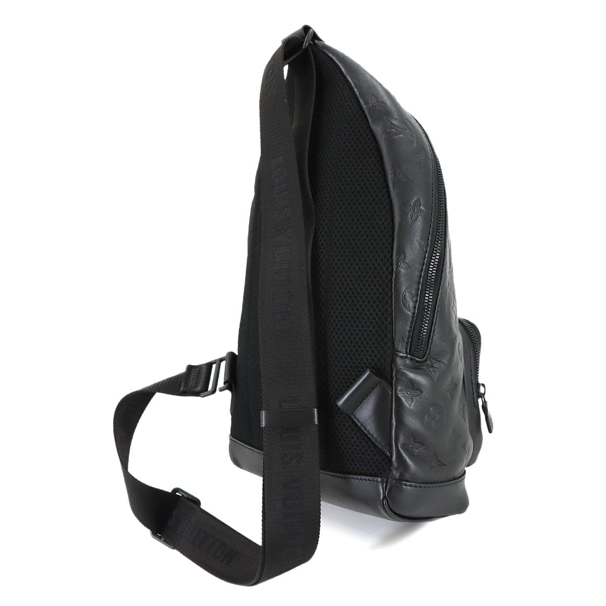 Monogram Shadow Racer Sling Bag Leather Black M46107