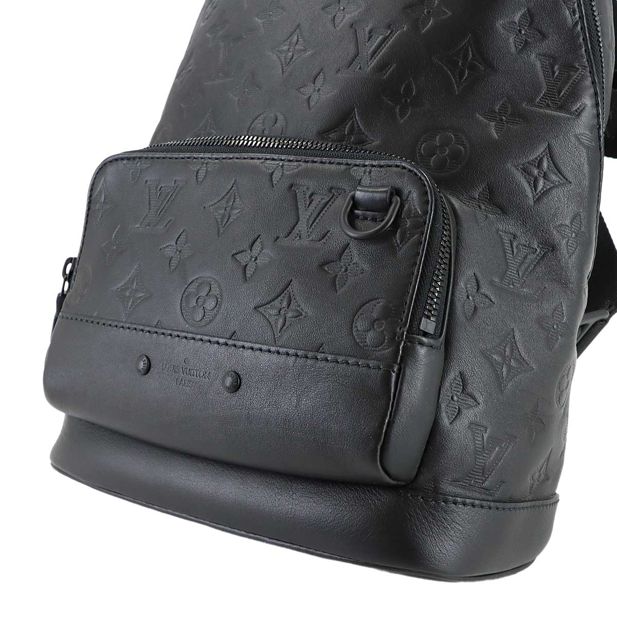 Monogram Shadow Racer Sling Bag Leather Black M46107