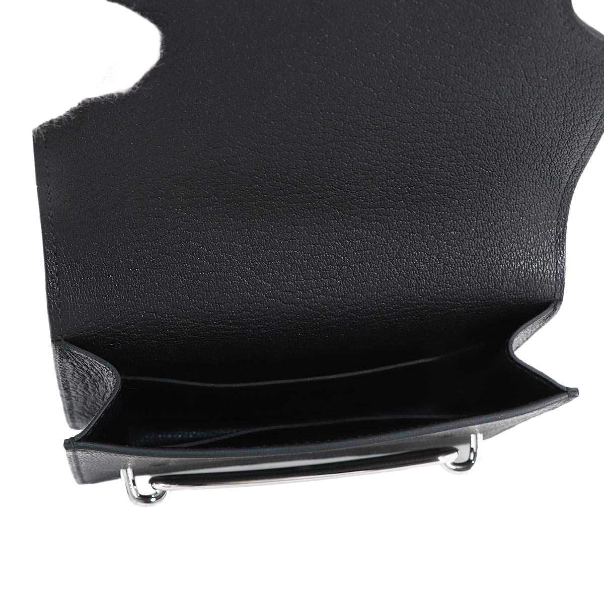 Roulis Slim Wallet Chevre Black U Purse