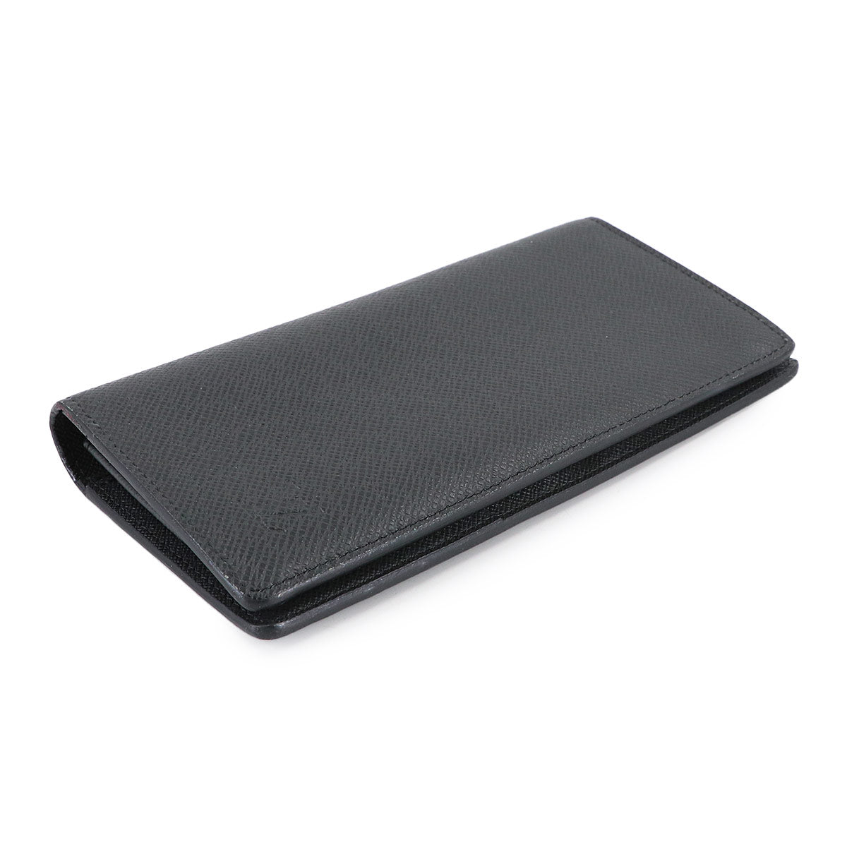 Taiga Brazza Wallet Leather Noir M30501 Purse