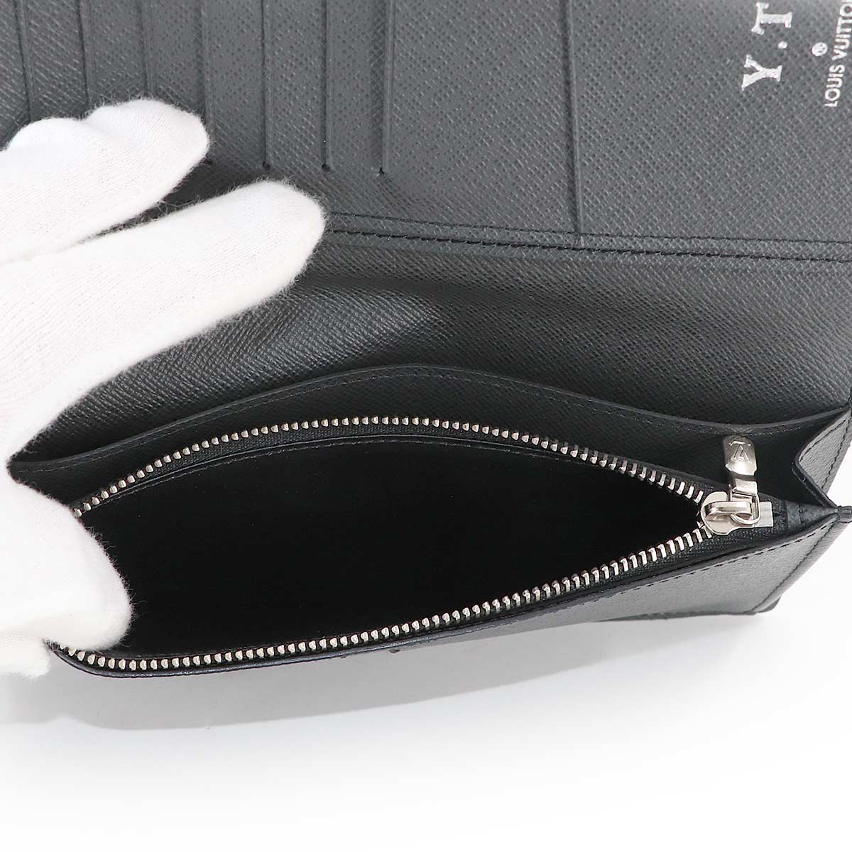 Taiga Brazza Wallet Leather Noir M30501 Purse