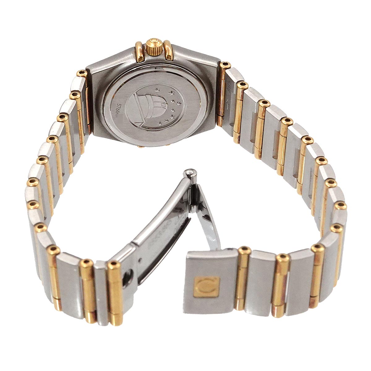 Constellation Mini 1262.15 750 YG Quartz 12P Diamond Ladies