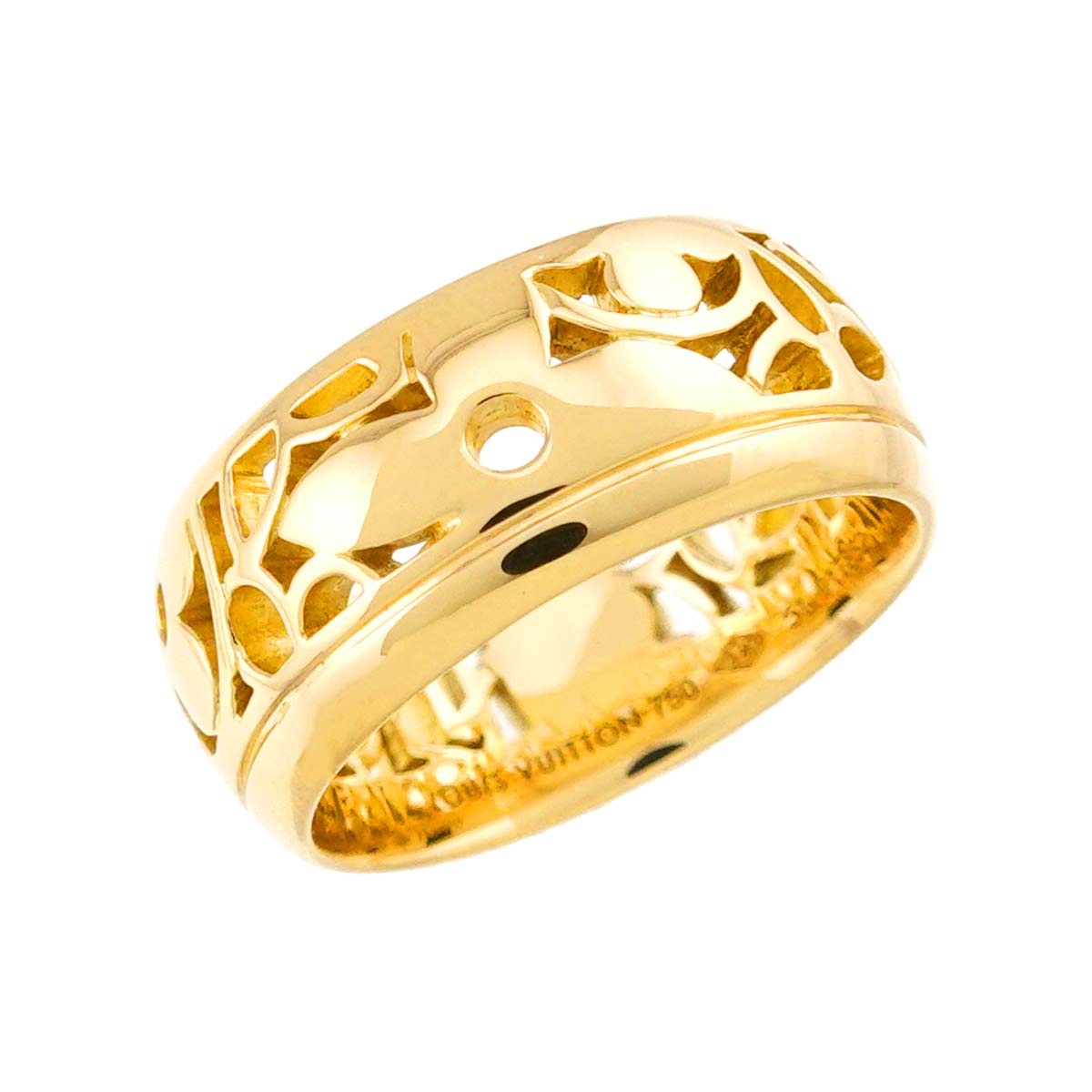 Petit Berg Monogram Ring 18K YG 750 Size51 5.25(US)