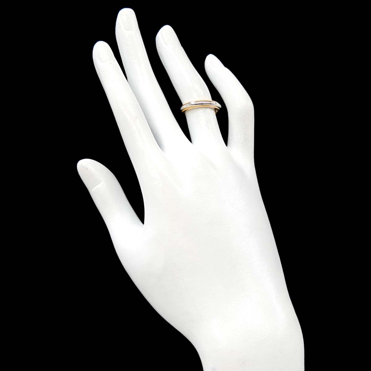 Milgrain Band Ring 18K YG 750 Pt Size4.75-5(US)