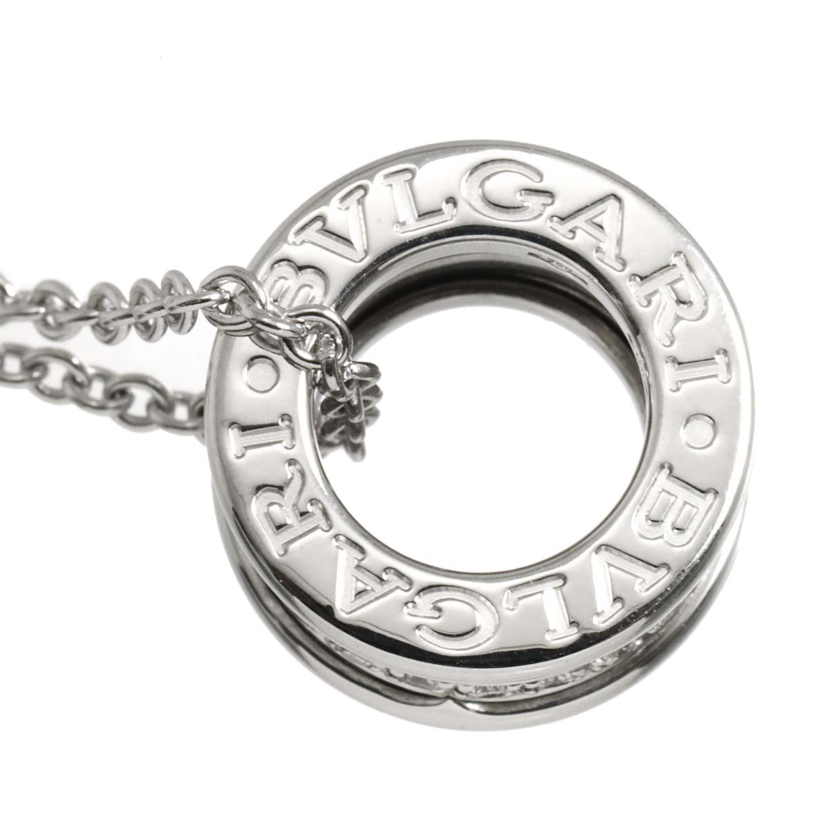 B-ZERO1 Diamond Necklace 18K WG White Gold 750