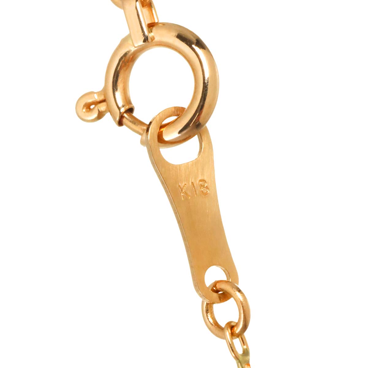 Diamond 0.23ct Necklace 18K K18 PG Pink Gold