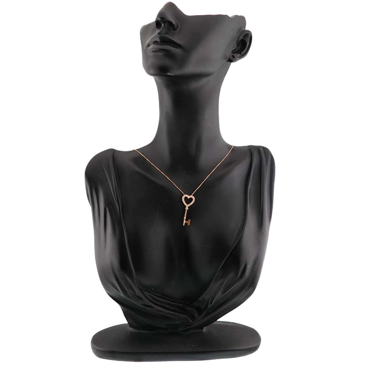 Diamond 0.23ct Necklace 18K K18 PG Pink Gold