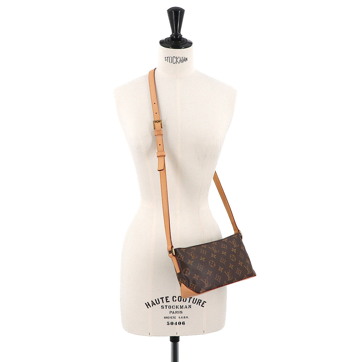 Monogram Trotter Shoulder Crossbody Bag Brown M51240