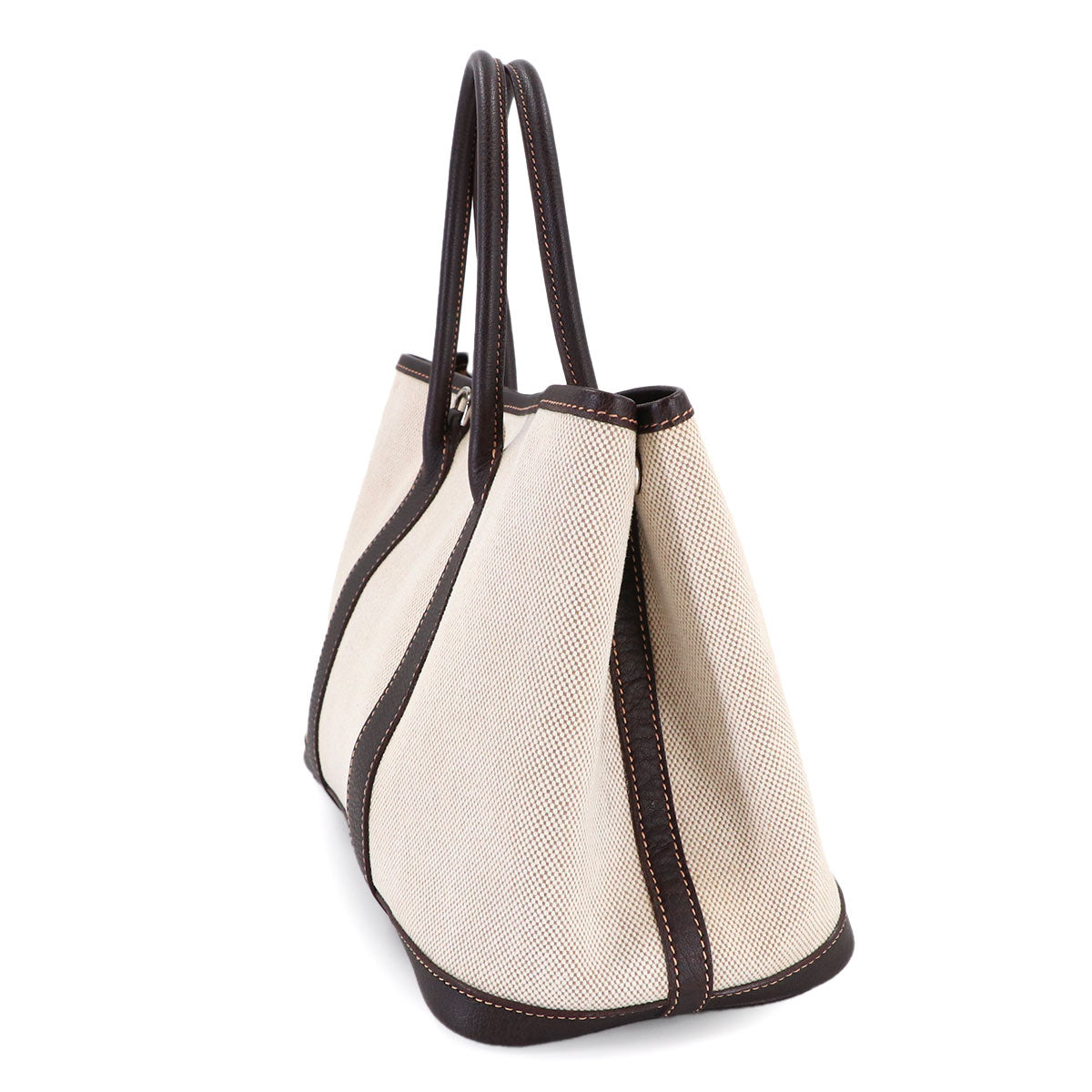 Garden Party TPM Tote Bag Toile H Natural Marron