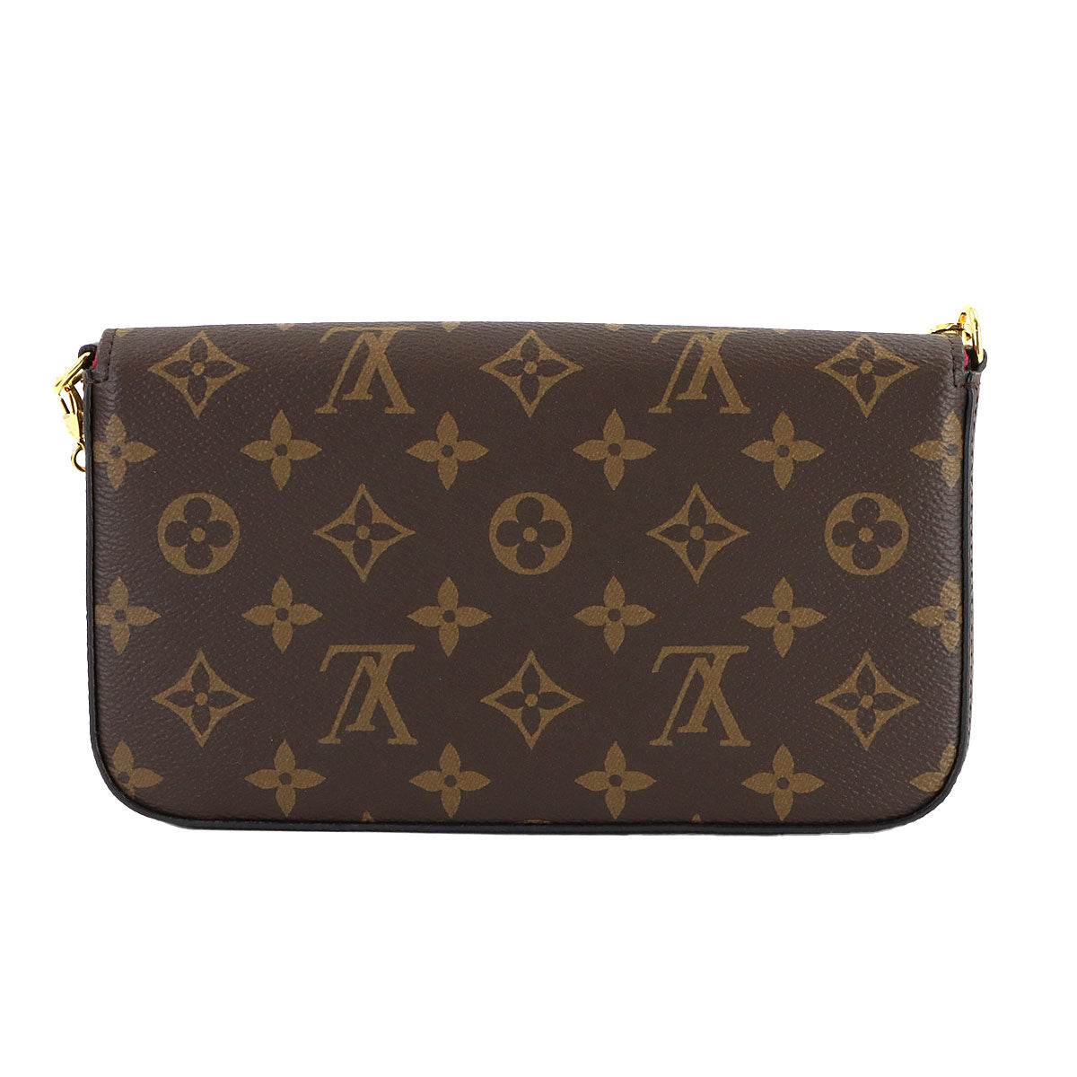 Monogram Felicie Pochette Chain Long Wallet Brown M61276