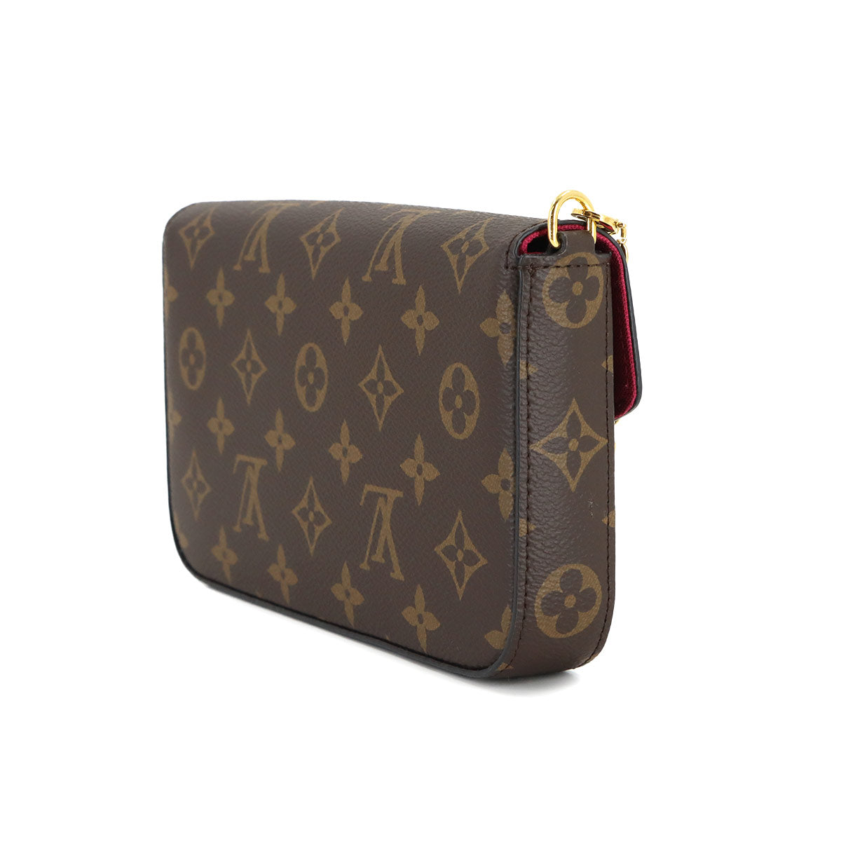 Monogram Felicie Pochette Chain Long Wallet Brown M61276
