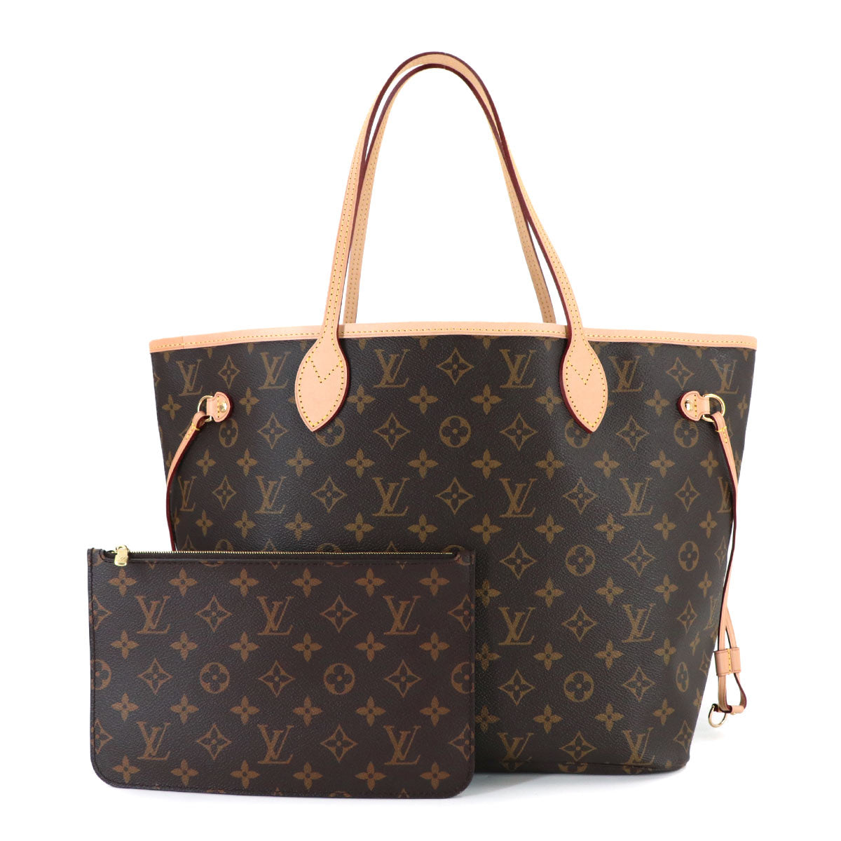 Monogram Neverfull MM Tote Bag Beige M40995 Purse