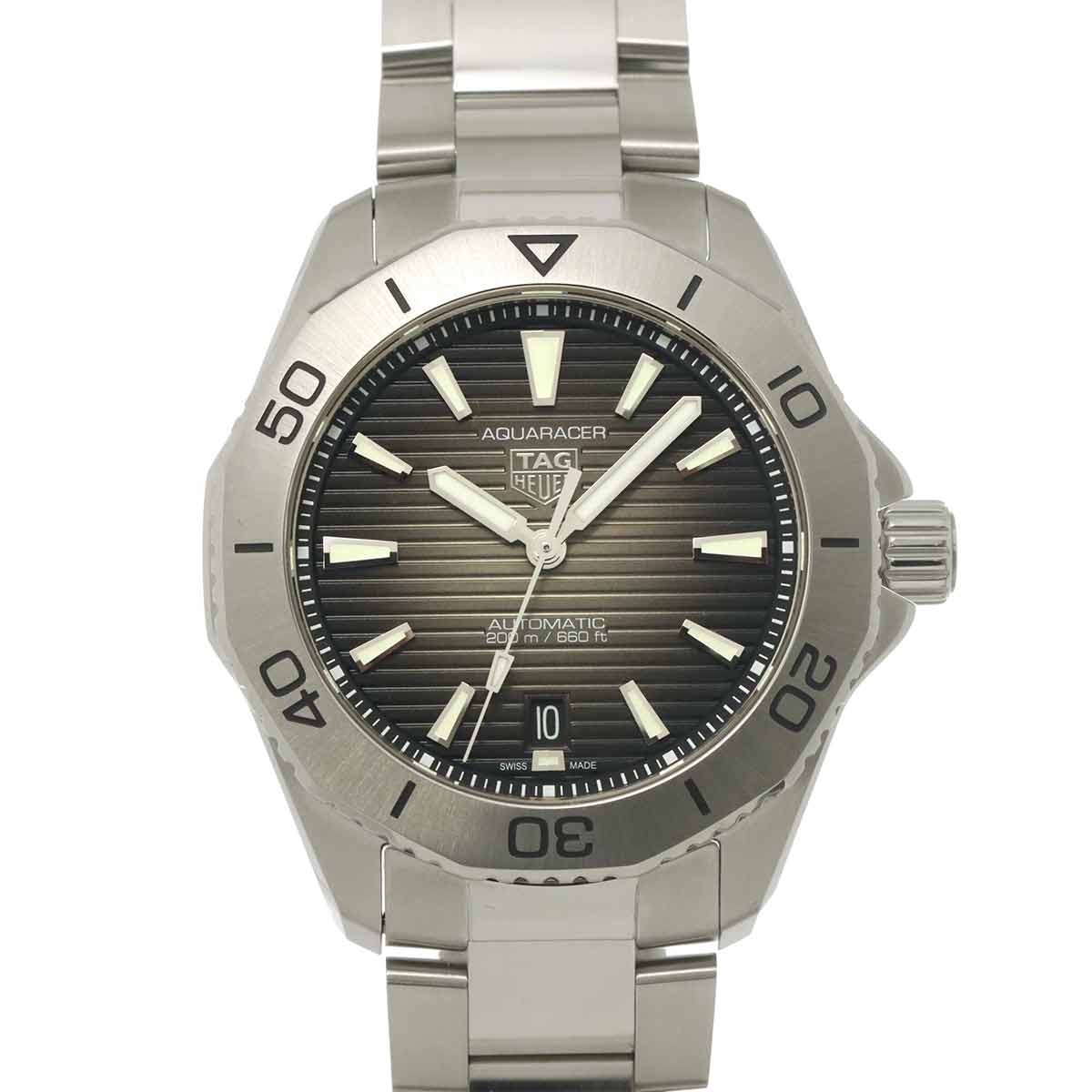 Aquaracer WBP2110 Automatic Date Black Dial Mens Watch