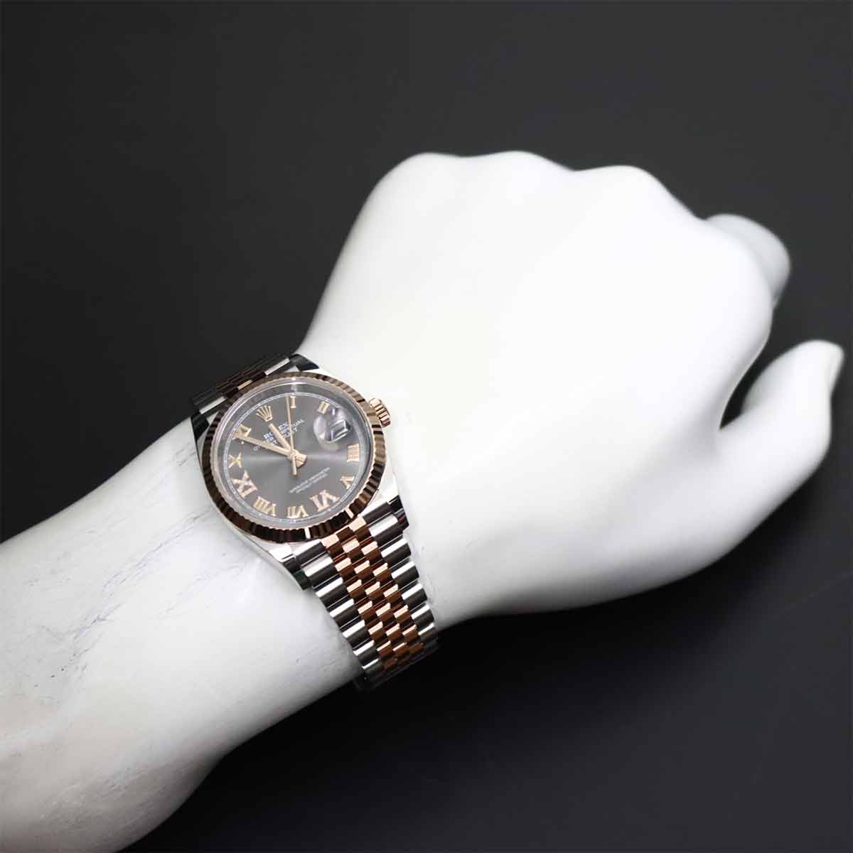 Datejust 126231 Serial Random 750 PG Automatic Gray Dial Mens