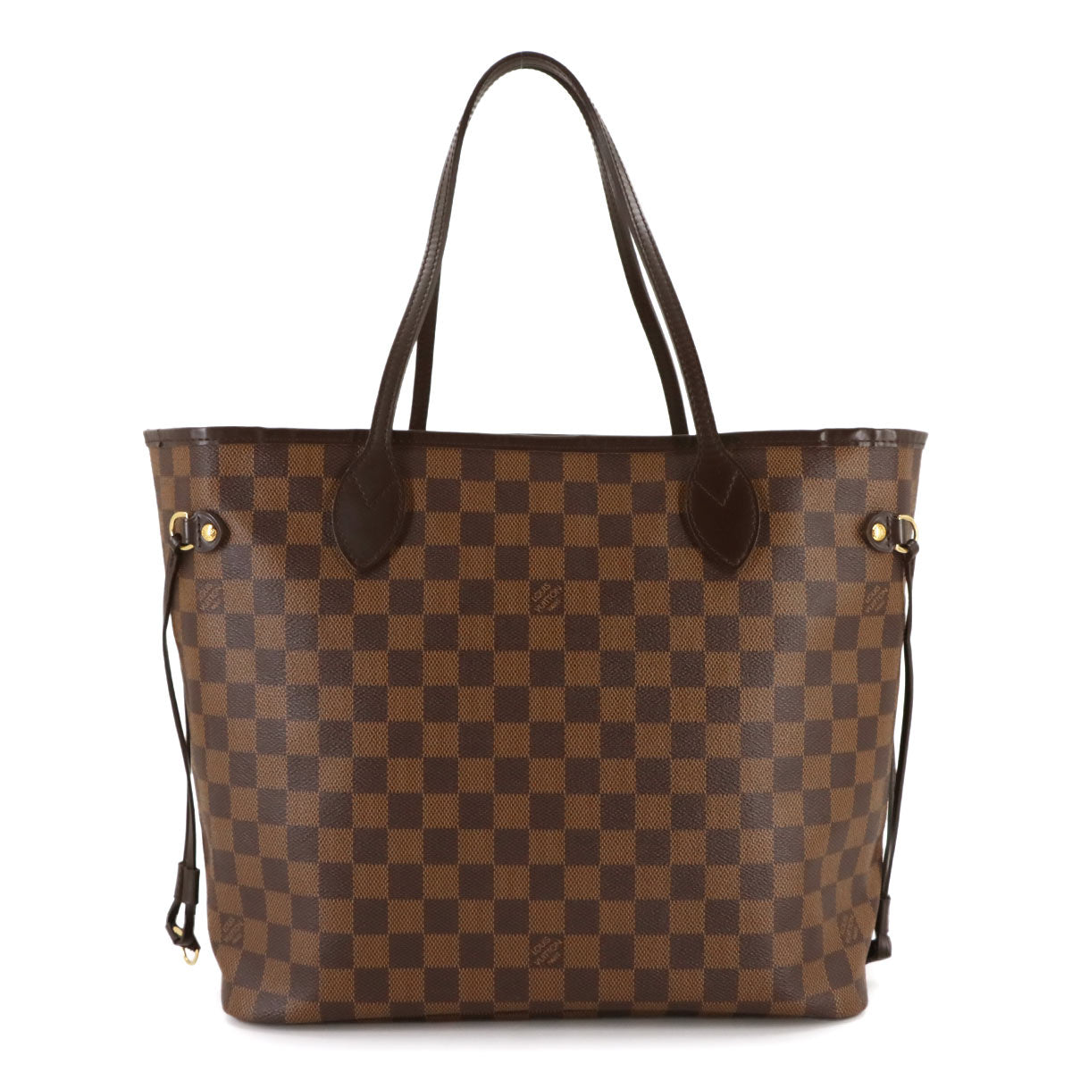 Damier Neverfull MM Tote Bag Ebene Cerise N51105 Purse