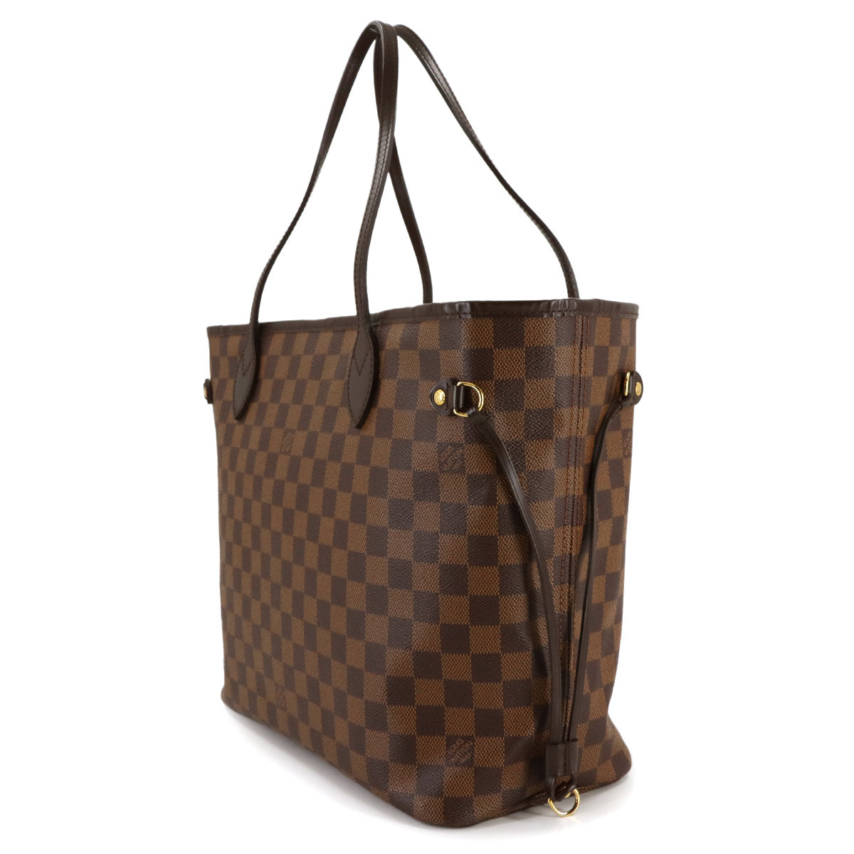 Damier Neverfull MM Tote Bag Ebene Cerise N51105 Purse