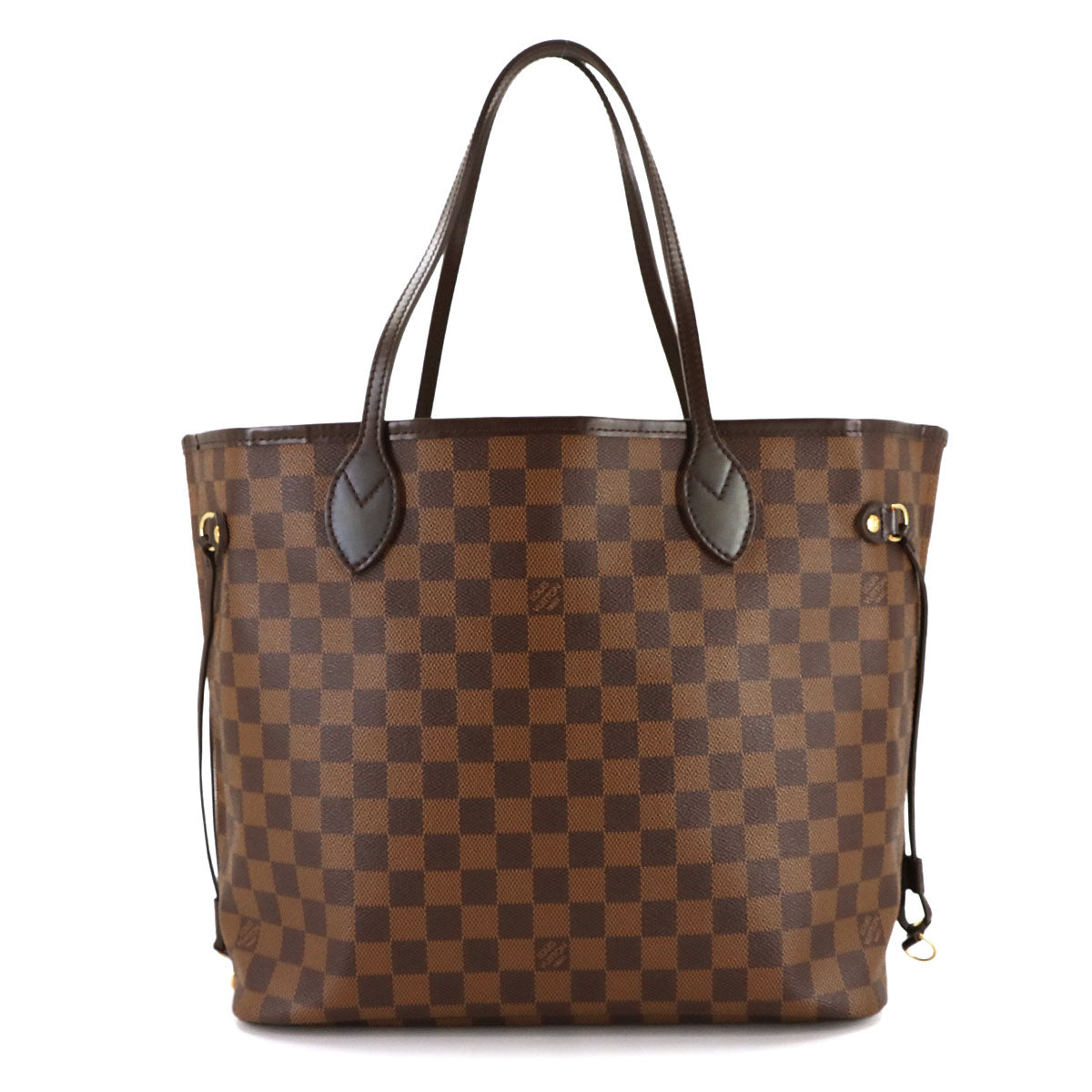 Damier Neverfull MM Tote Bag Ebene Cerise N51105 Purse