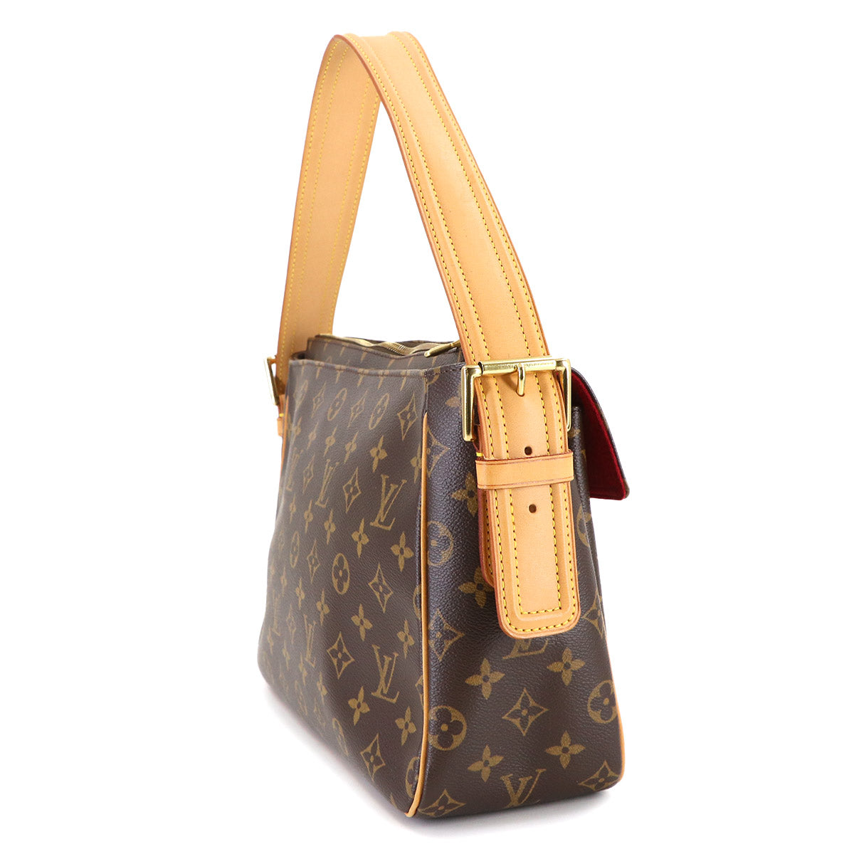 Monogram Viva Cite GM Shoulder Bag Brown M51163 Purse