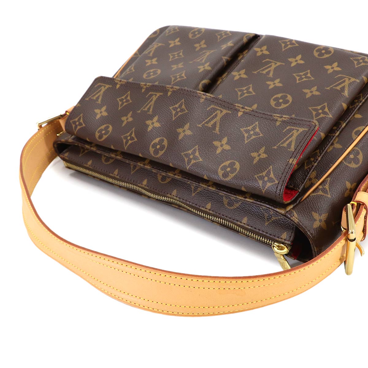 Monogram Viva Cite GM Shoulder Bag Brown M51163 Purse