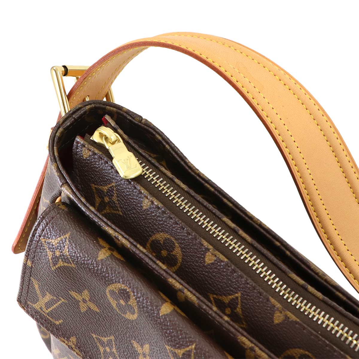 Monogram Viva Cite GM Shoulder Bag Brown M51163 Purse