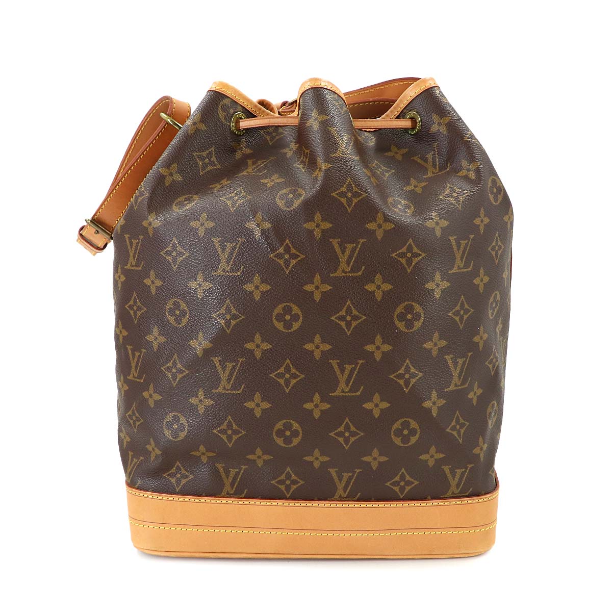 Monogram Noe Drawstring Shoulder Bag Brown M42224 Vintage