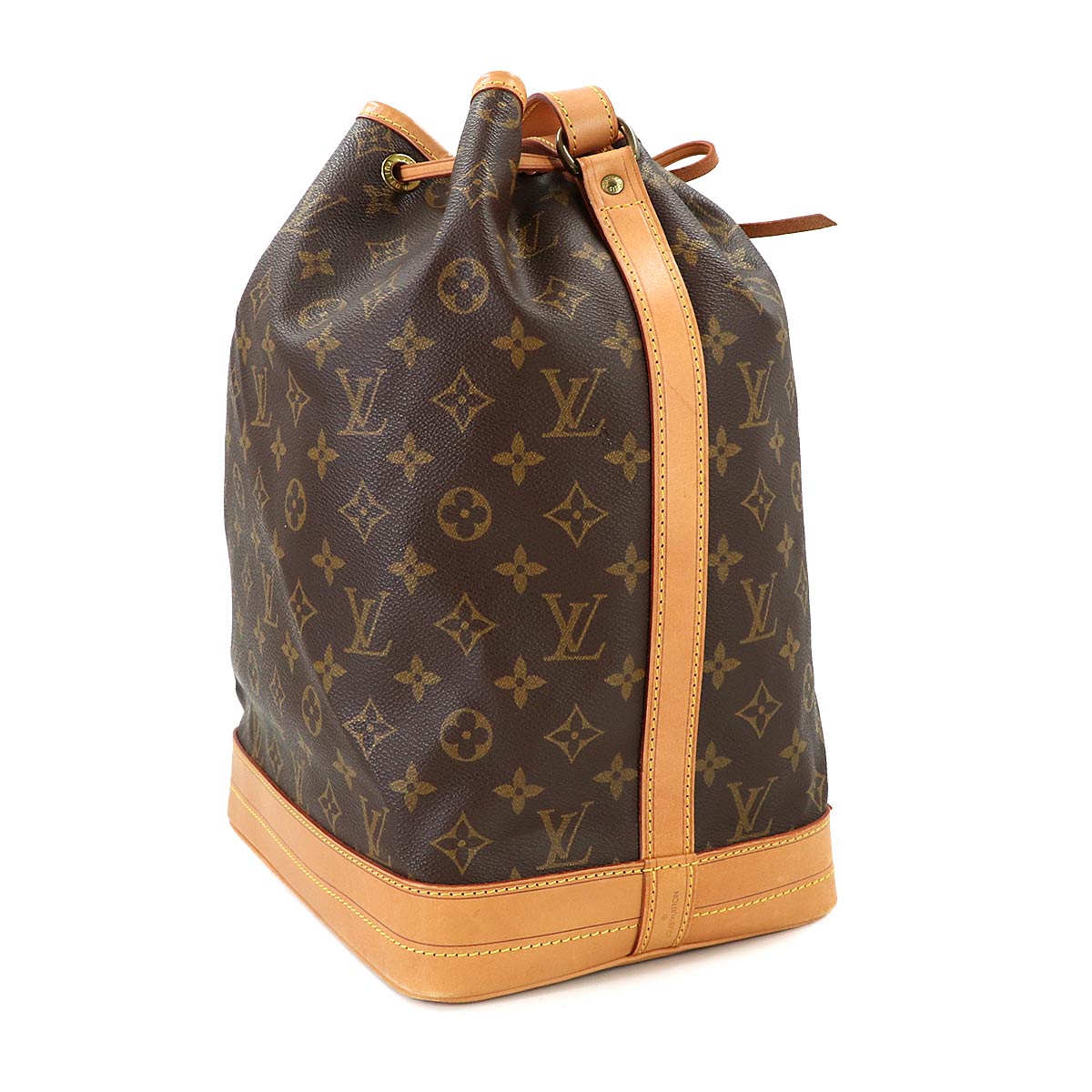 Monogram Noe Drawstring Shoulder Bag Brown M42224 Vintage