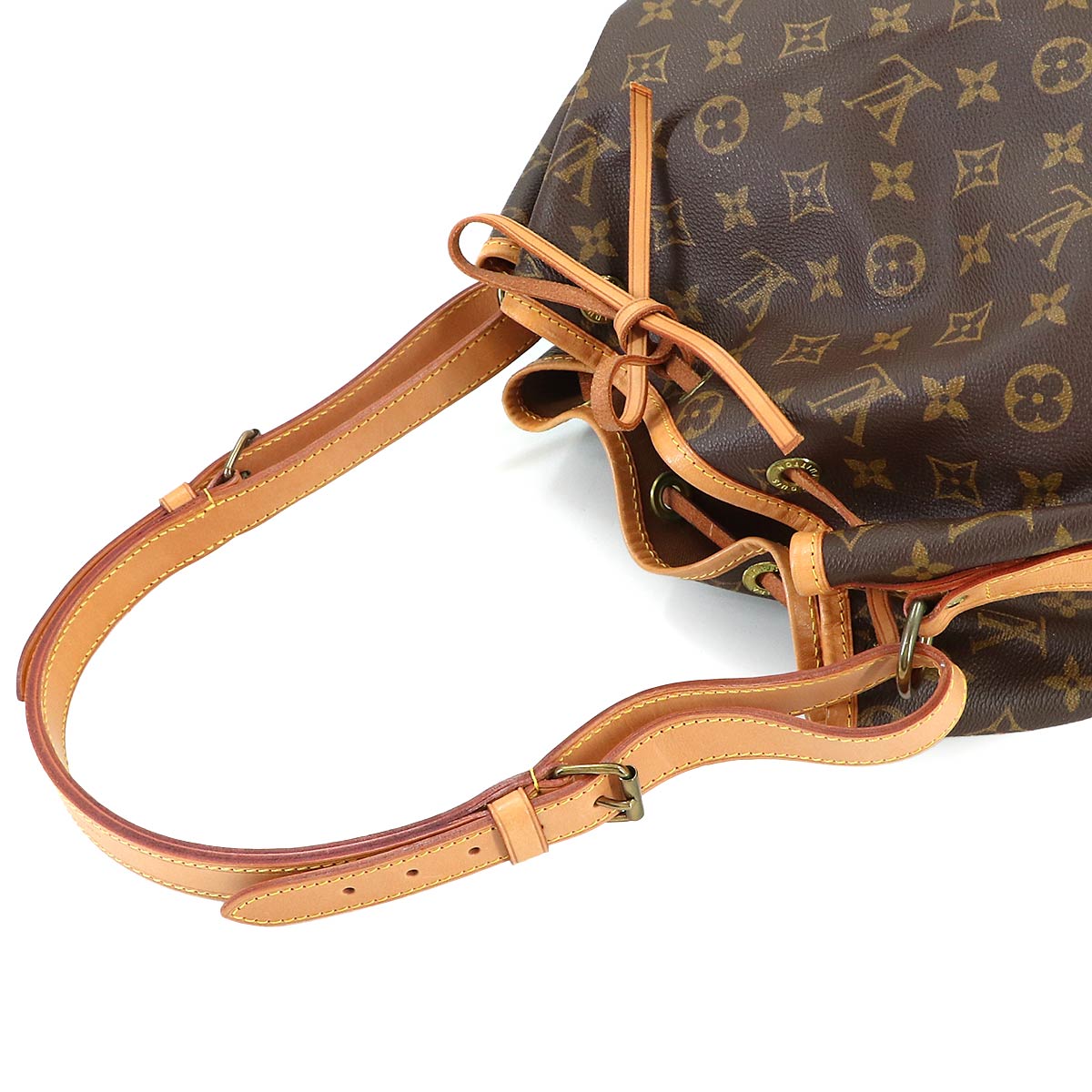 Monogram Noe Drawstring Shoulder Bag Brown M42224 Vintage